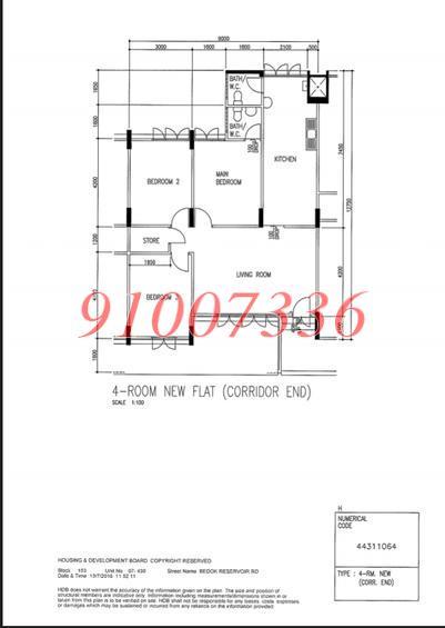 Blk 103 Bedok Reservoir Road (Bedok), HDB 4 Rooms #123824632